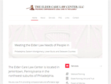 Tablet Screenshot of elderlawofpa.com